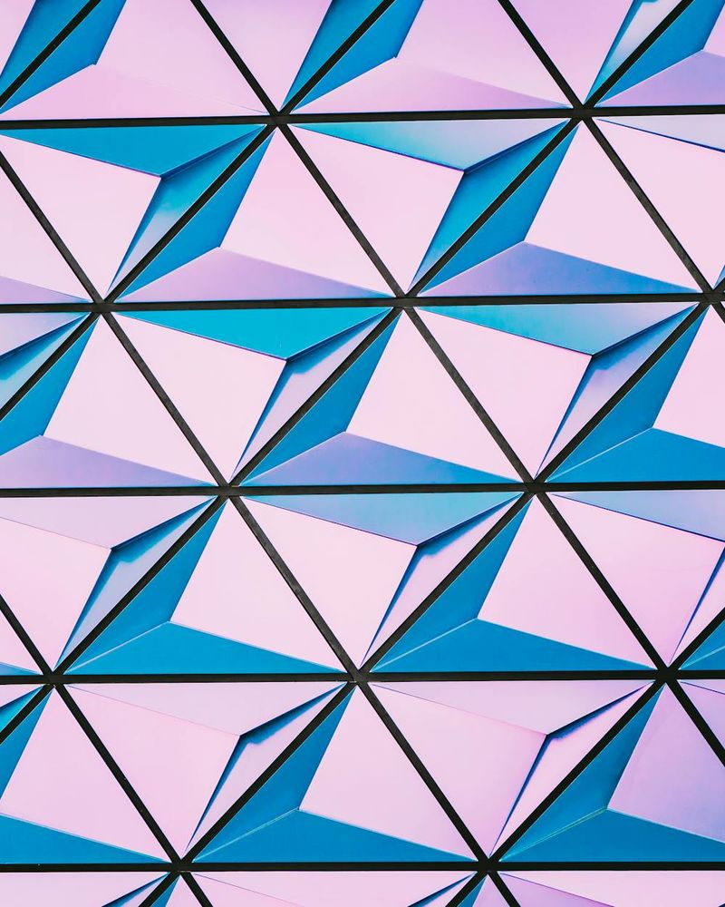 Abstract geometric patterns representing focus and clarity in work